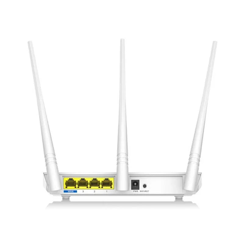 White US style dual-band wireless router for 2.4GHz and 5GHz networks, a wired broadband model.