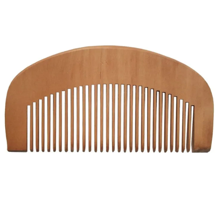 Peach wood comb 9cm mahogany wood small hair comb for massage