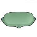Cyan EVA window cat hammock with suction cup attached to glass