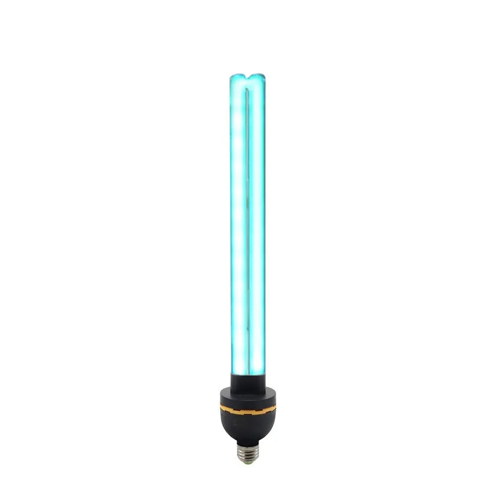 Household UV disinfection lamp with E27 base and ozone option for room sterilisation