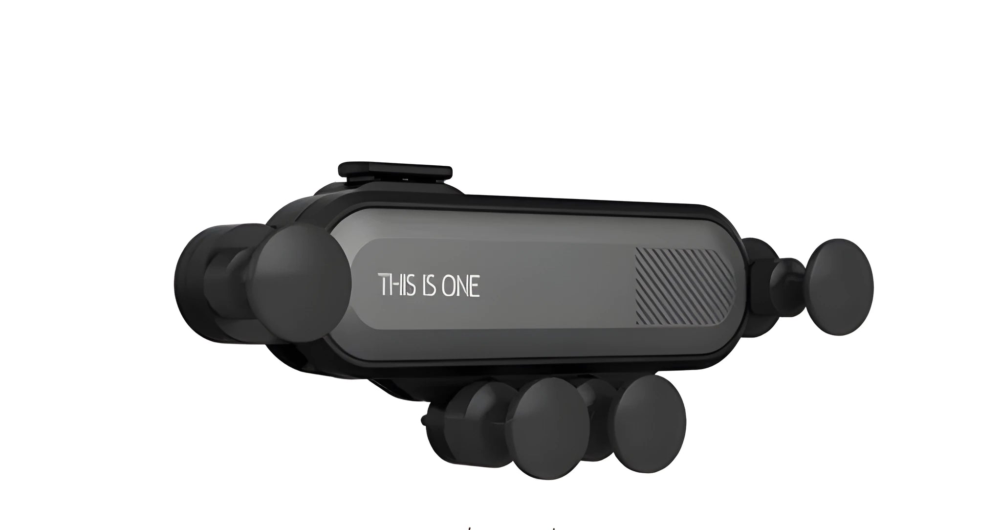 Universal car phone navigation holder clipped onto a vehicle air vent, available in multiple colours.