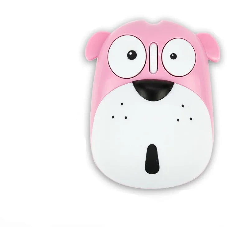 Silent optical mouse 2.4G wireless charging panda mouse cartoon animal cute mouse in white colour