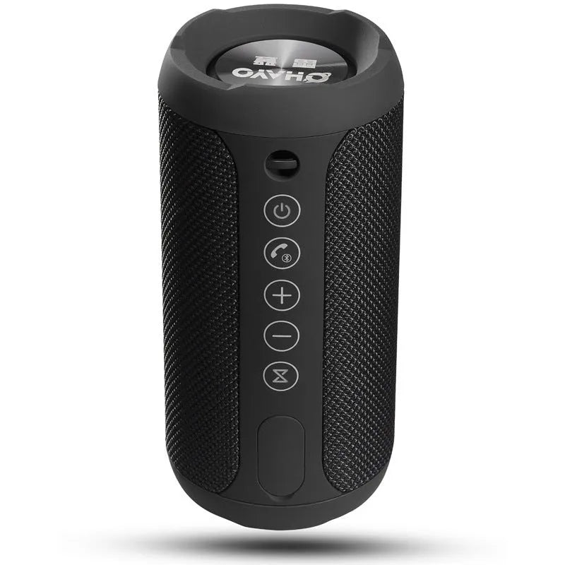 Outdoor waterproof portable speaker in black, camouflage, grey or red with Bluetooth 5.0 and 2200mAh battery