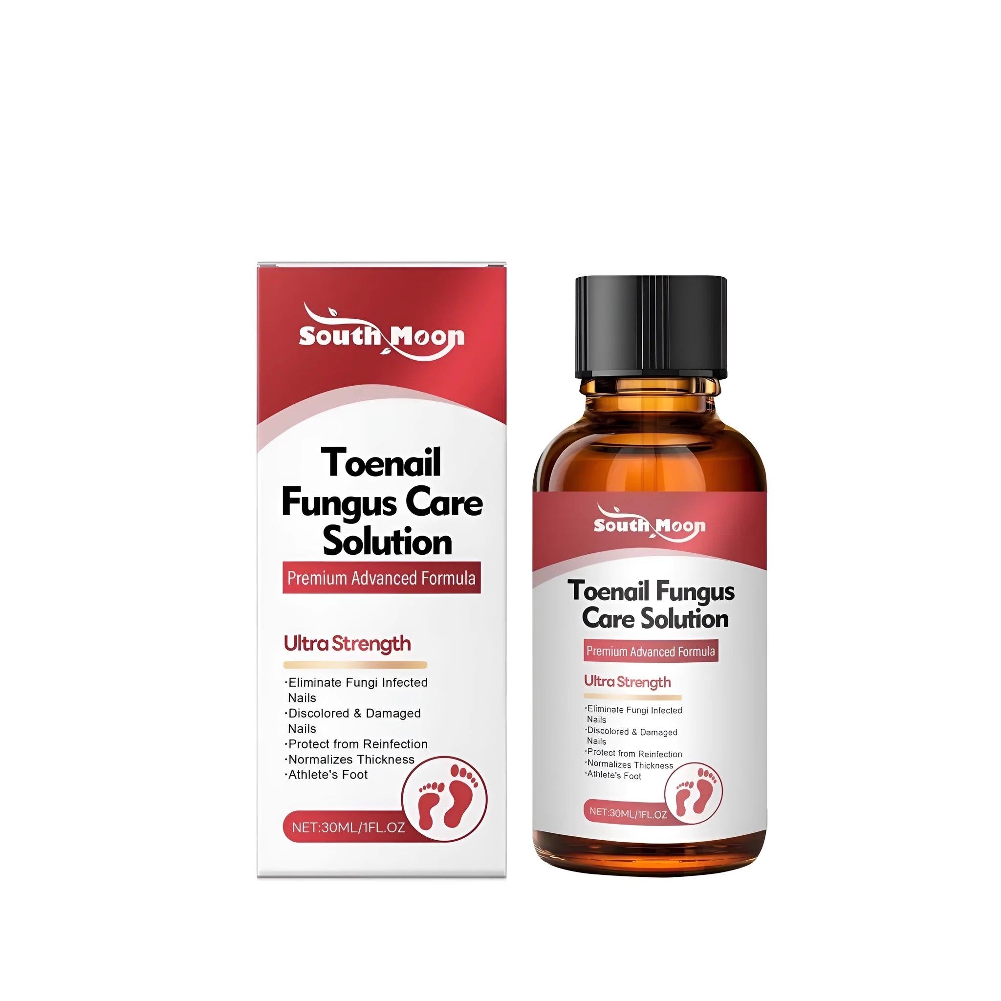 Nail Fungus Repair Solution 30ml bottle with botanical lotion for toenail and fingernail fungus treatment