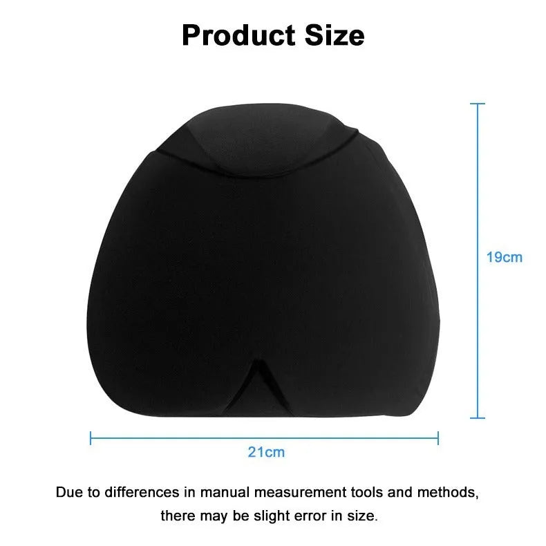 A solid colour cold compress cap with a fully enclosed design for head cooling.