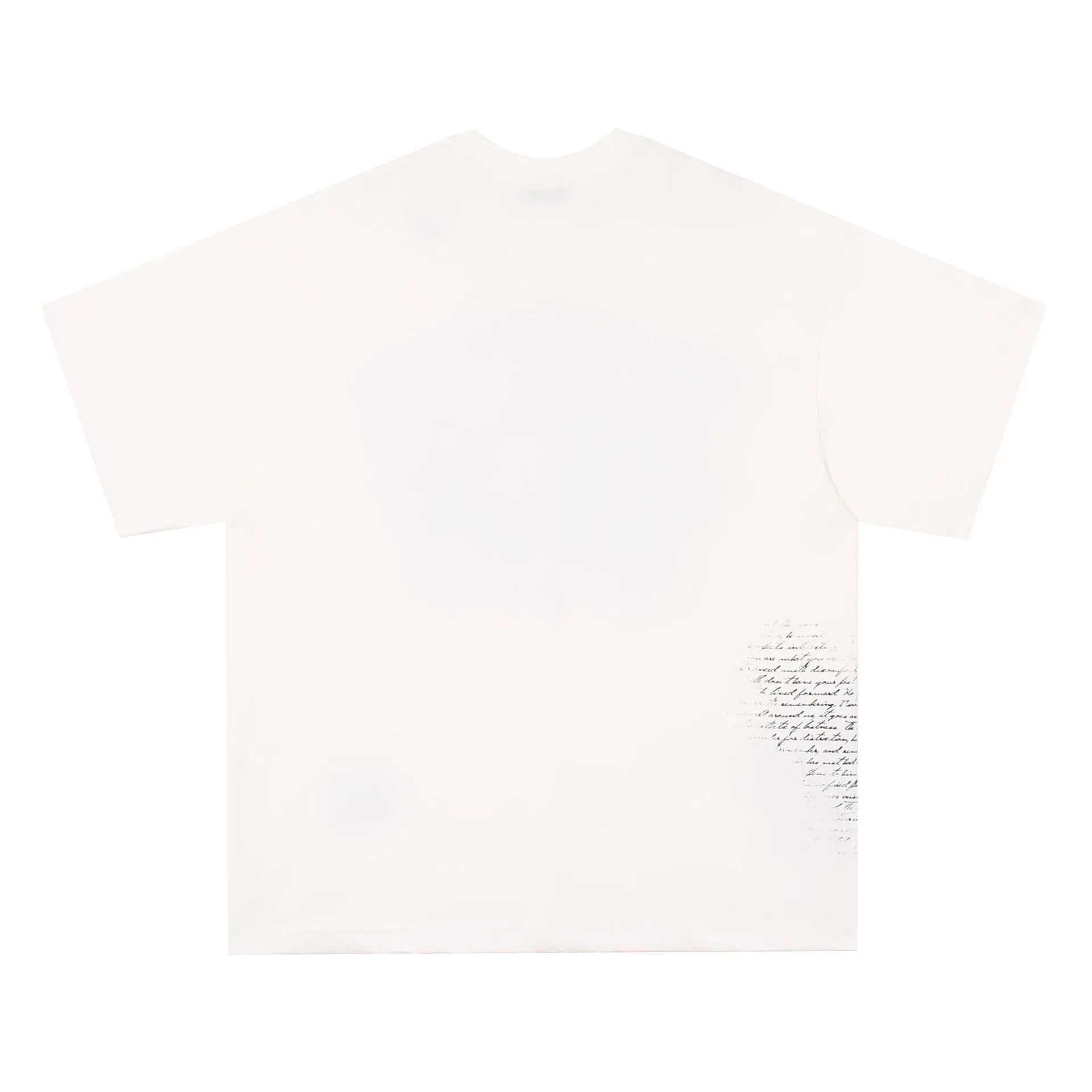 Black and white American Retro Hip Hop Gothic short sleeve cotton T-shirt for teenagers