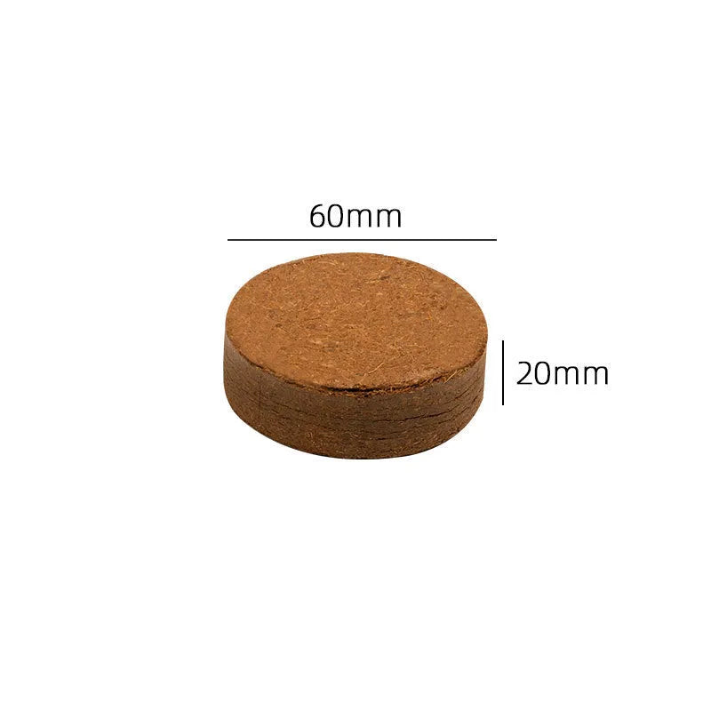 Nutrient soil planting blocks in various sizes for vegetable seed sowing and seedling cultivation