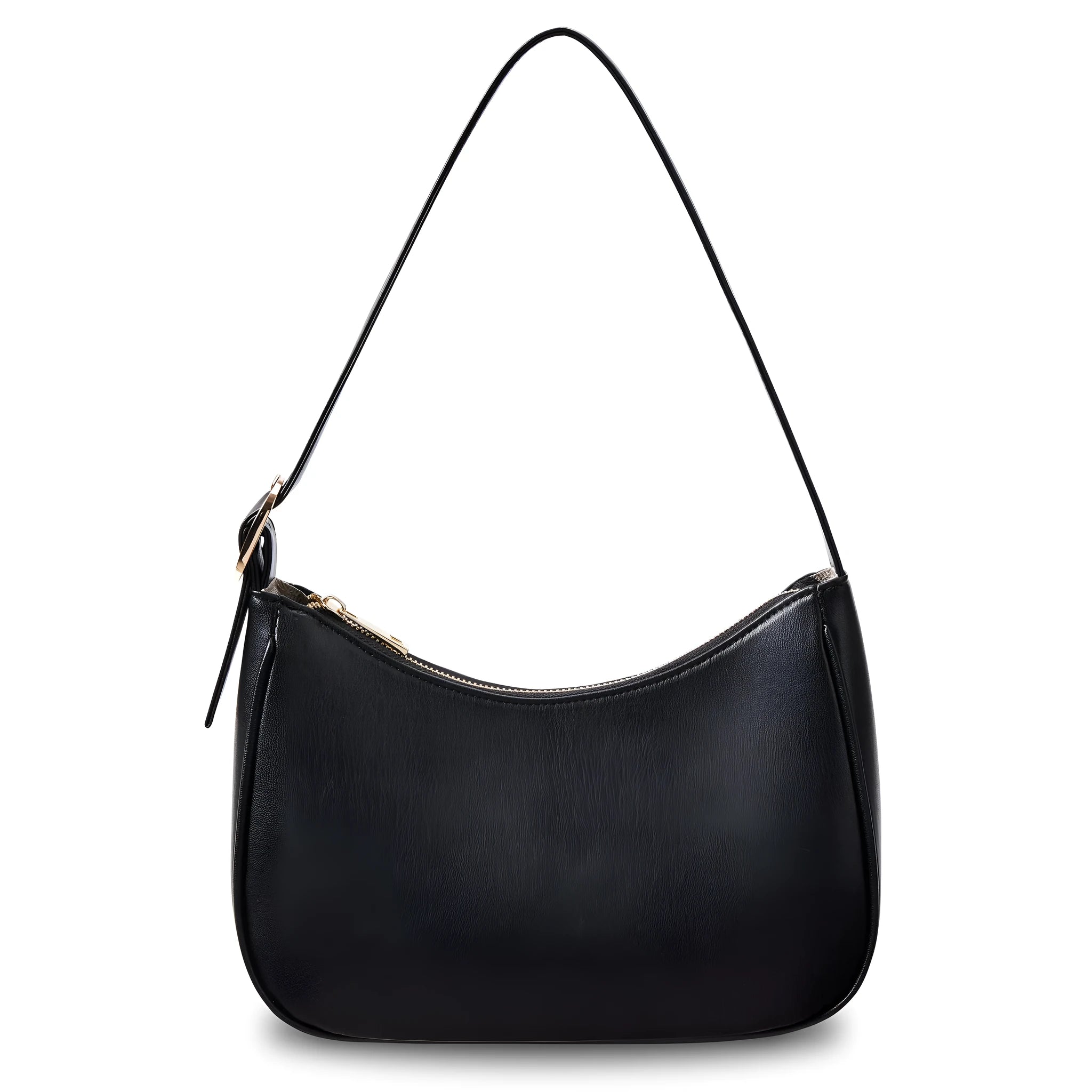 Retro waterproof shoulder bag in multiple colour options including apricot and black-adjustable