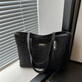 Cotton colour block bucket bag with phone pocket in beige colour option