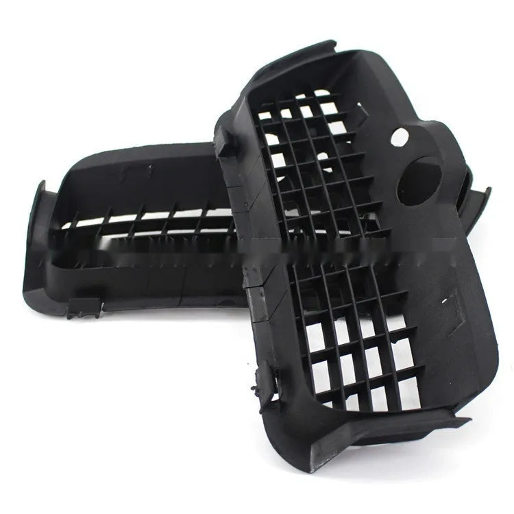 Black ABS plastic fog lamp cover for Volkswagen Golf 3 front bumper showing 30mm measurement