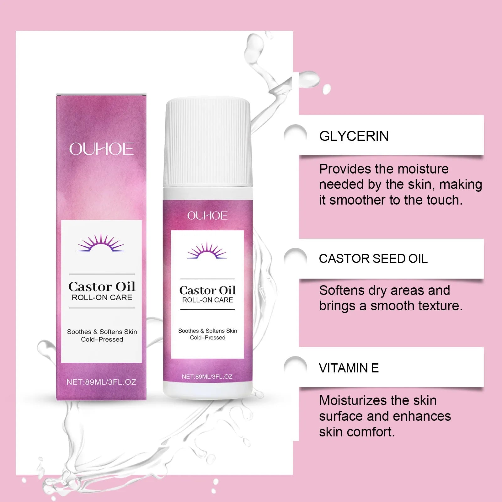 89ml Skin Moisturising Ball Treatment Oil body care kit for universal skin types