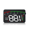 Automotive HD speed projector display with 3.5 inch LED screen, OBD interface, and compact dark housing