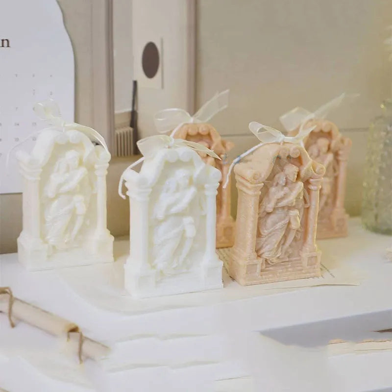 Food grade silicone mould for Ancient Greek couple angel decorations in baking and crafts