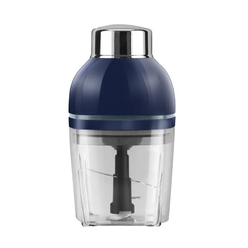 Multifunctional meat grinder and blender, dark blue, 200W rated power, home cooking machine