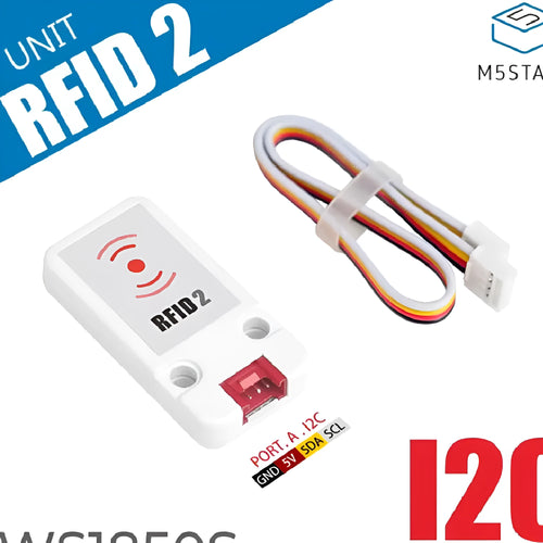 M5Stack RFID2 sensor unit with HY2.0-4P cable for IoT development projects