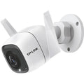 1080p outdoor security camera with 30m infrared night vision and 4mm lens, dustproof design.