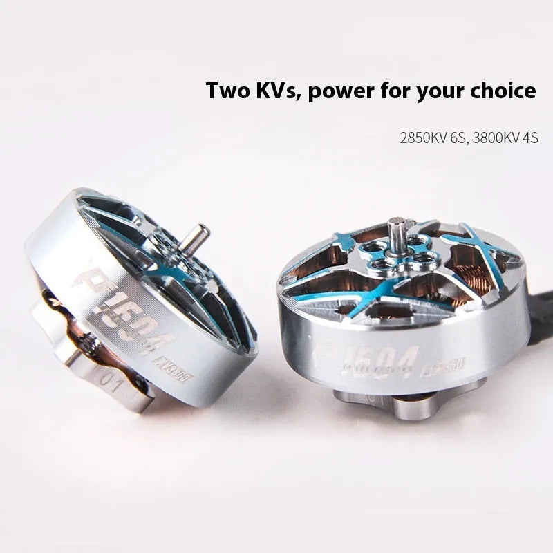 TMOTOR P1604 brushless racing motor with aluminium rotor and mounting screws