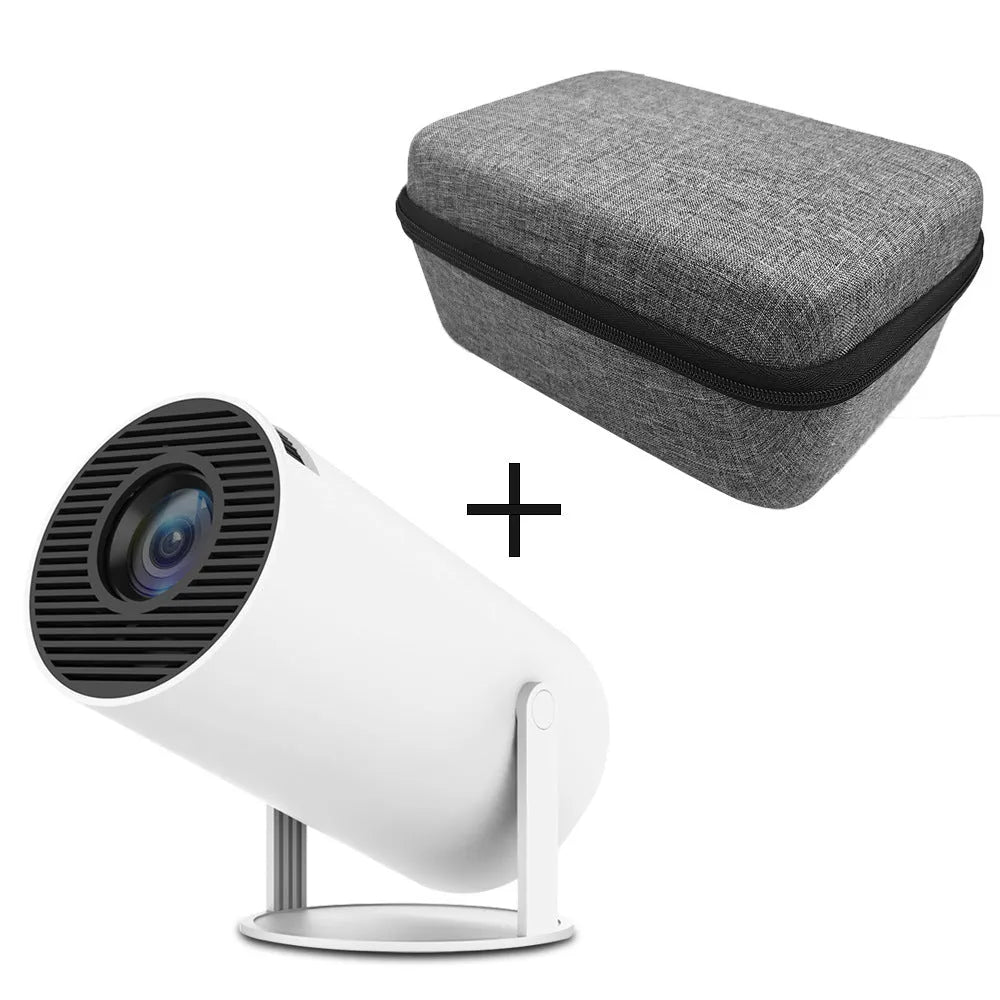 HY300 Pro projector storage box in black or grey, dustproof portable case for home projector