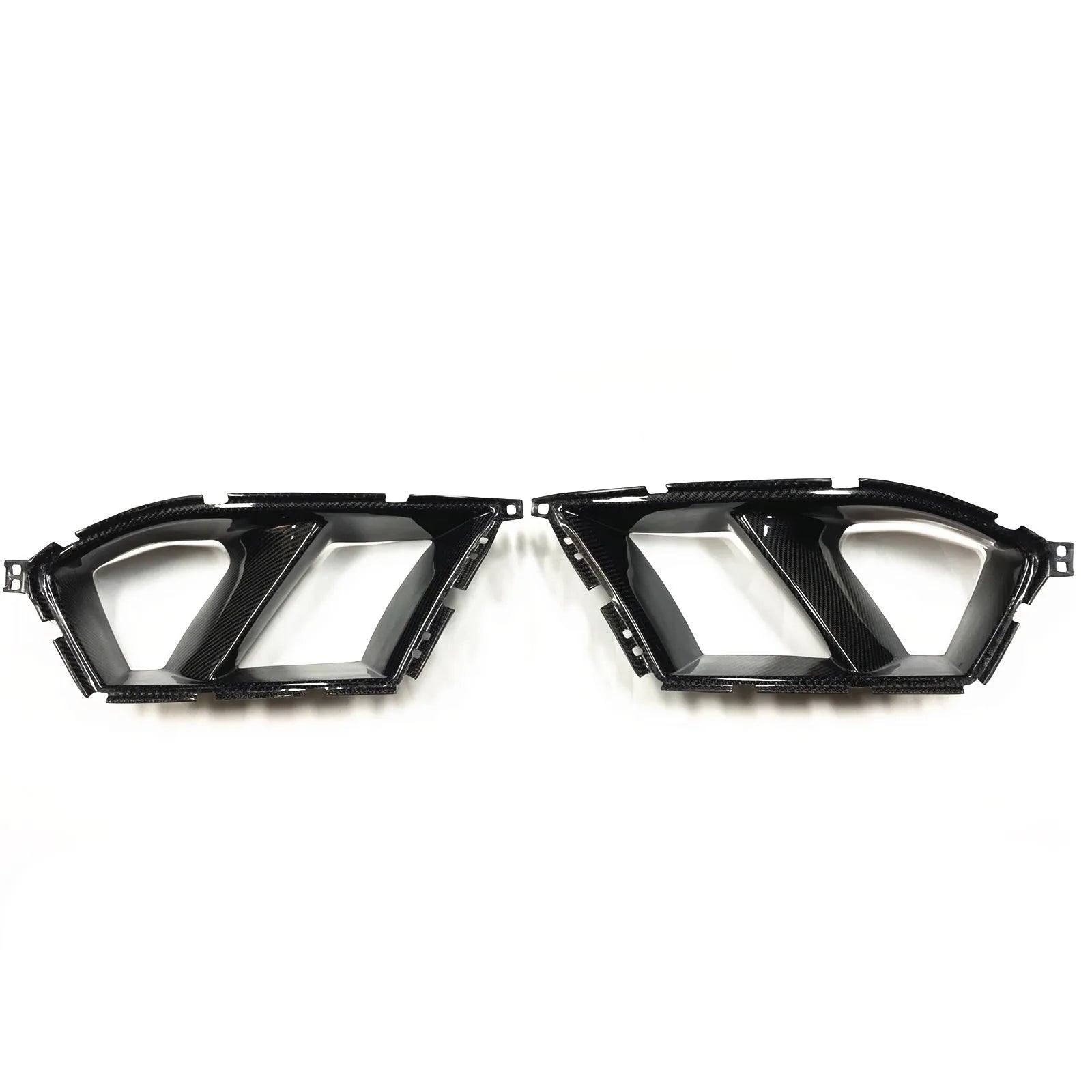Dry carbon fibre front bumper grille for BMW M3 M4 G80 G82 models with 3K weave pattern