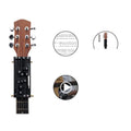 Black automatic chord changer device for folk guitar with 2024 double chord mechanism.