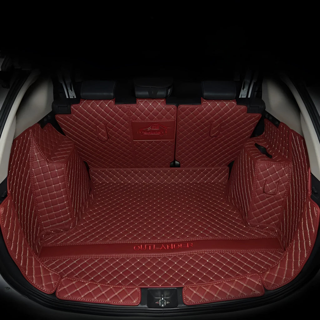 Mitsubishi Outlander boot liner mat with 3D raised edging in TPE XPE non-slip material