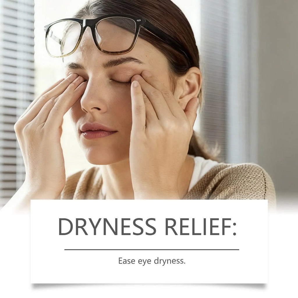 30ml eye soothing essence bottle with vitamin E, vitamin C, and lutein for under-eye skincare