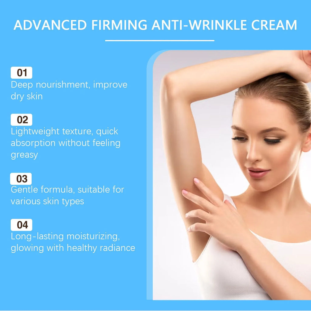White tub of gentle moisturizing body cream 100g with hyaluronic acid and niacinamide