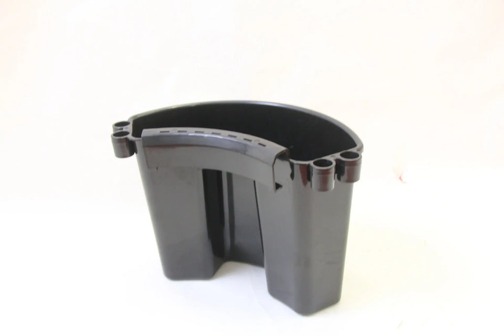 PP plastic car washing bucket in choice of black, red, blue, or pink colours