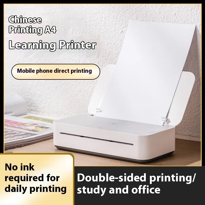 Small plastic learning printer for wrong question printing with ribbon cartridge system