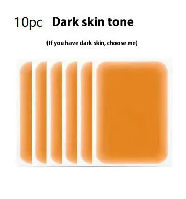 Tattoo cover patch for birthmark and tattoo concealment in six skin tone colours