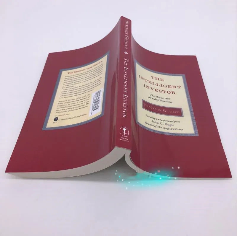 The Intelligent Investor book by Benjamin Graham, English edition cover