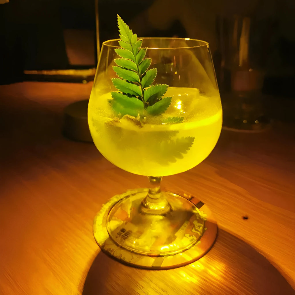 Creative crystal glass low foot spirits brandy glass 440ml capacity