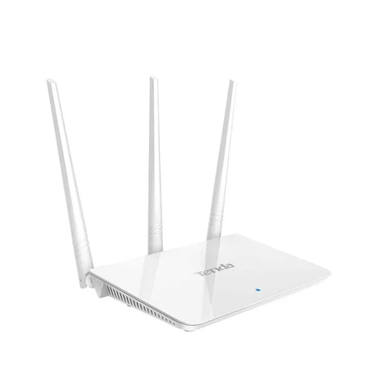White US style dual-band wireless router for 2.4GHz and 5GHz networks, a wired broadband model.