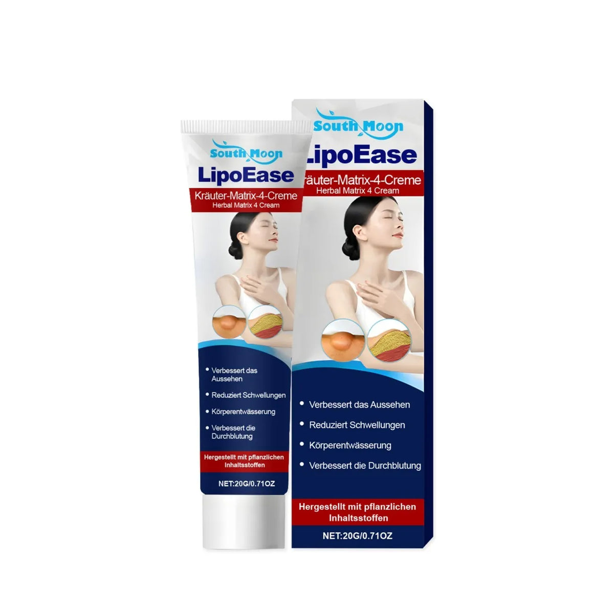 Body Comfort Skin Appearance Care Cream 20g tube with mint leaves and Asian ginseng ingredients