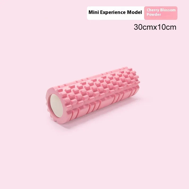 EVA foam roller in black grey pink blue and purple for fitness yoga and running exercise