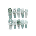 Plastic armour suit with camellia gradient chain and bow butterfly patterns in sizes XS S M L