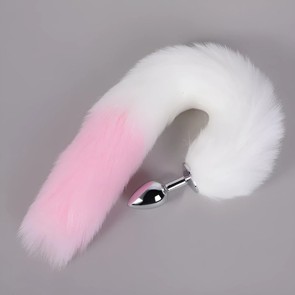 Smsex Toy Docking Plug in pink colour, made from PU leather with manual craft finish