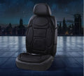 Cotton car massage cushion in black for lumbar support, suitable for driving and office use