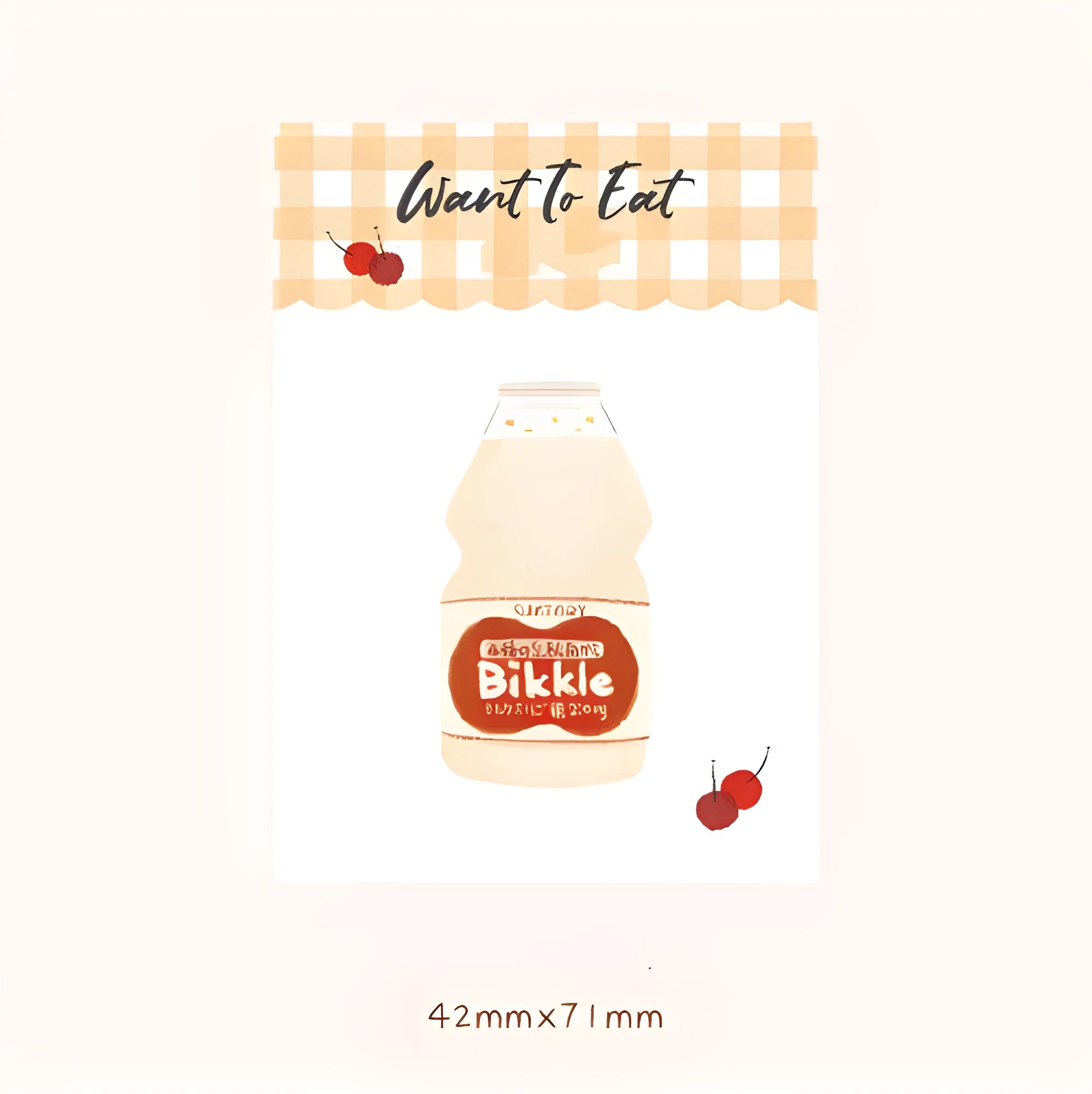 Pack of Food Bread Handbook Note Paper showing one of four designs on an 85mm by 120mm card.