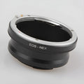 Black metal EOS-NEX lens adapter ring for Canon to Sony NEX manual focus