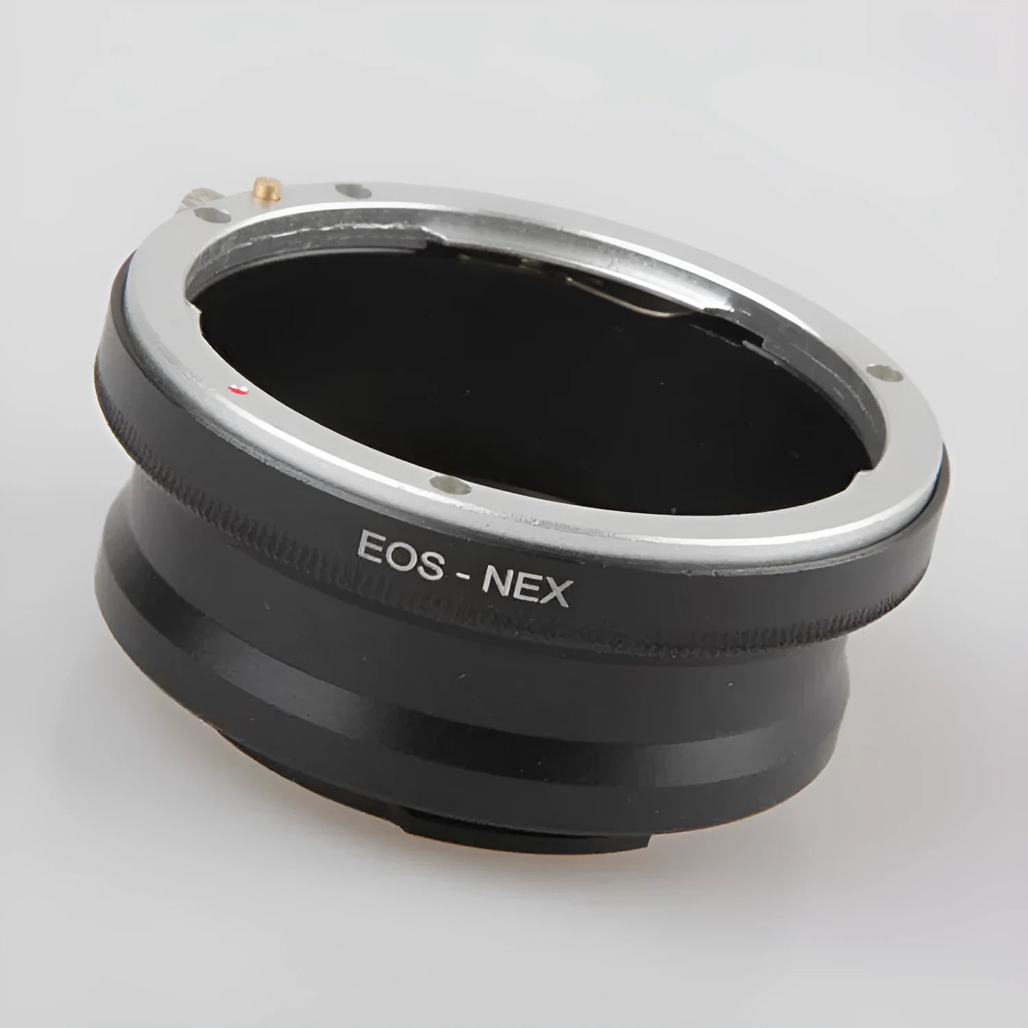 Black metal EOS-NEX lens adapter ring for Canon to Sony NEX manual focus