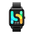 S4PLUS LS11 smart sports watch with AMOLED screen shown in black, champagne, or silver on a wrist.