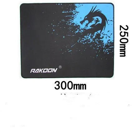 Business internet cafe table mat mouse pad with Seam Blue Dragon pattern in multiple sizes
