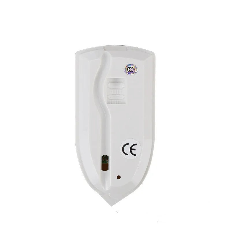 White wired PIR motion sensor, wall mounted, 120 degree, 6-10 m detection, NC relay alarm detector