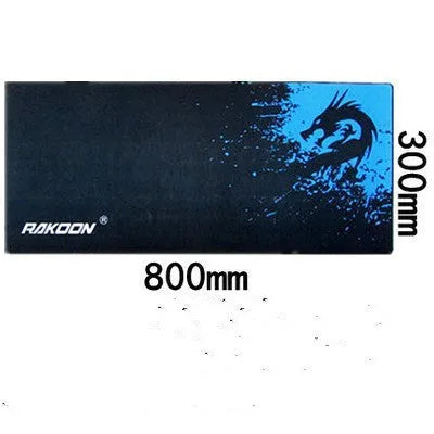 Business internet cafe table mat mouse pad with Seam Blue Dragon pattern in multiple sizes