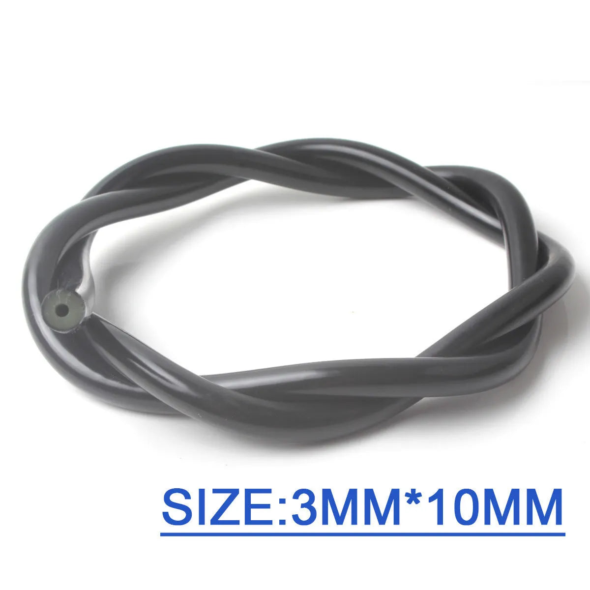 Black latex tube for diving speargun power band with high tensile force