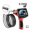 8.5mm dual-lens endoscope camera with choice of flexible or rigid cable lengths.