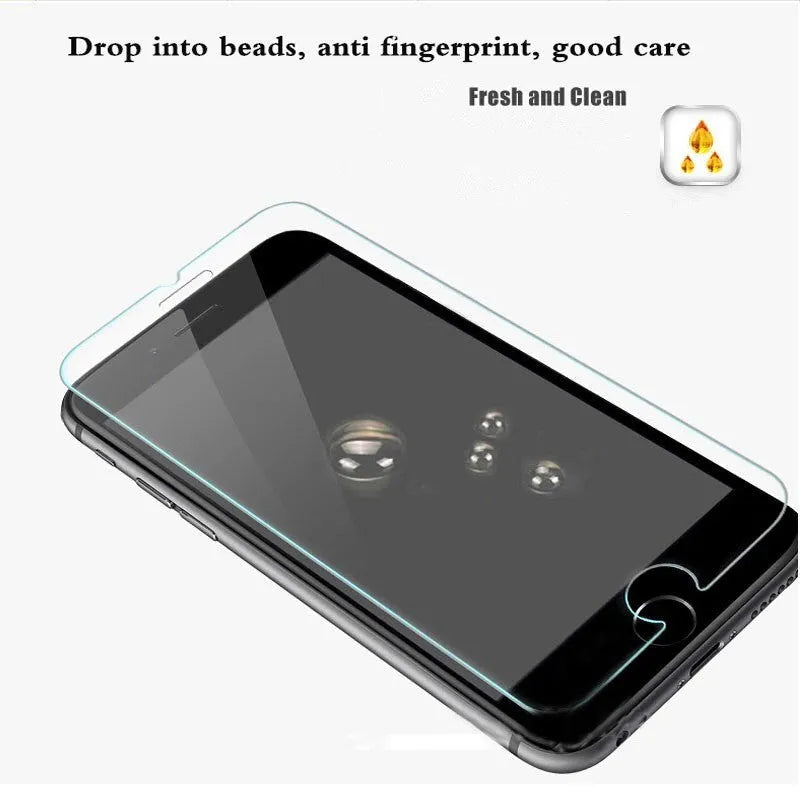 Tempered glass screen protector with 9H scratch resistance and 0.26mm thickness for smartphones