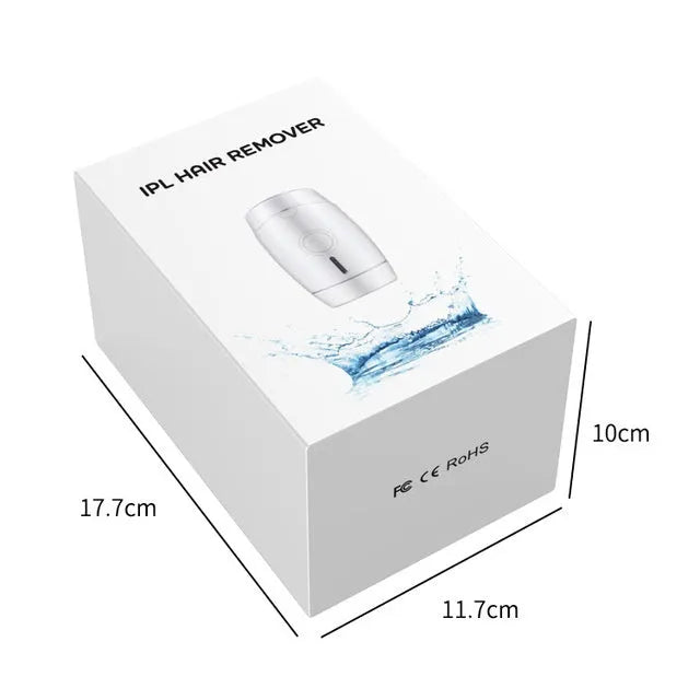 White home laser hair removal instrument with UK plug and compact design