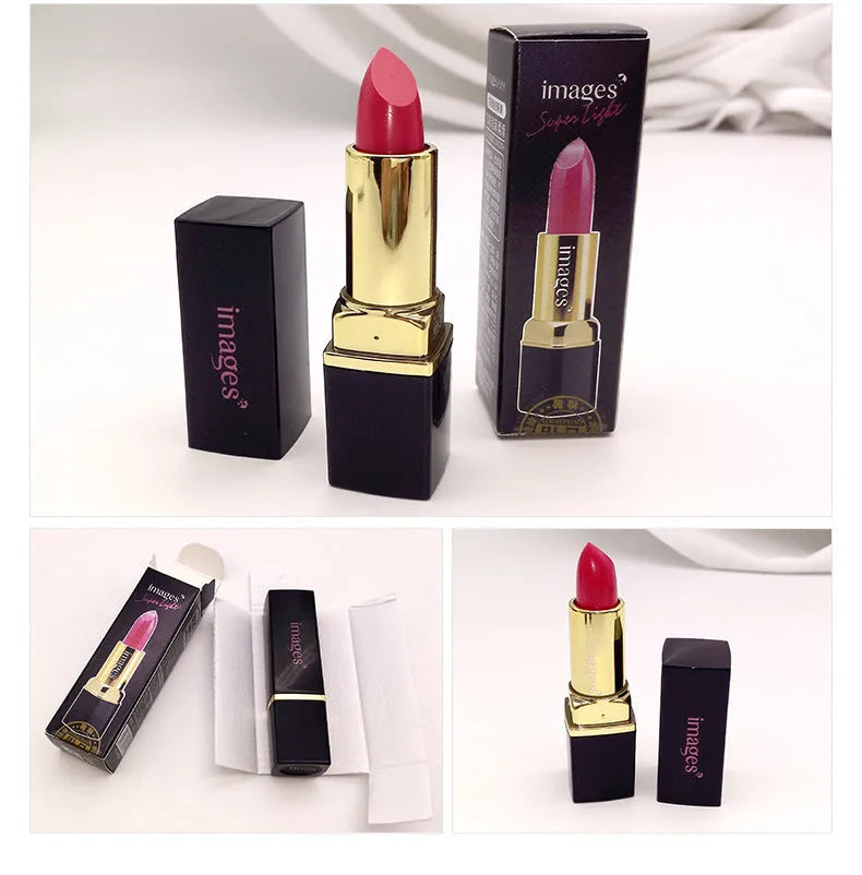 Set of 10 tube lipsticks in shades including coral red, bright orange, and barbie pink.